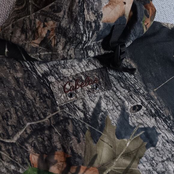 Cabela's Dry Plus Hunting Jacket M Regular Mossy Oak Tree Camo Hooded Outdoors - Picture 10 of 15